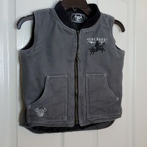 Cowboy Hardware Insulated Boys Vest Size M